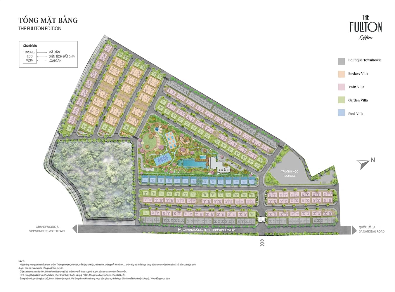 Mặt bằng tổng thể The Fullton Mặt bằng tổng thể The Fullton